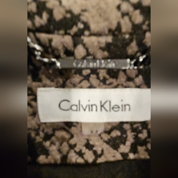 Calvin KLEIN Black And Gray Soft Jacket Size Large - Picture 7 of 12